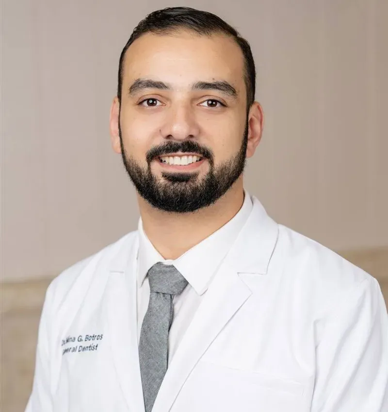 Dr. Mina Botros, restorative and cosmetic dentist at Sahara Family Dental