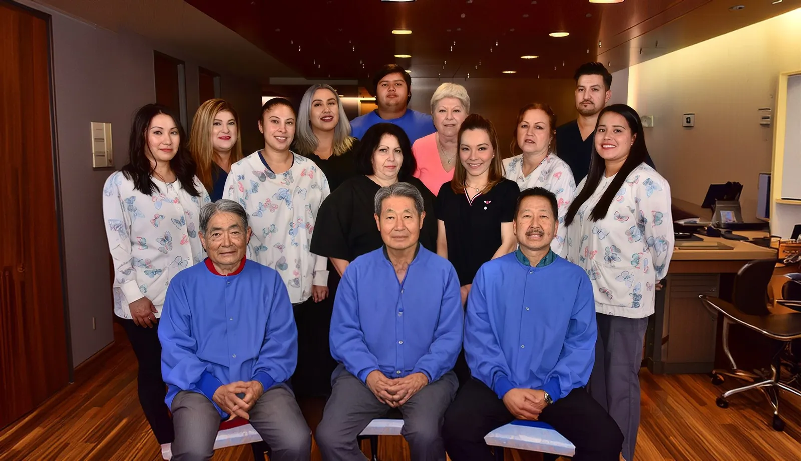 The Sahara Family Dental team and dentists in the Montebello office